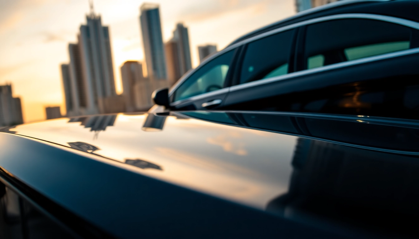 Experience luxury with our VIP chauffeur service in a professional urban setting.